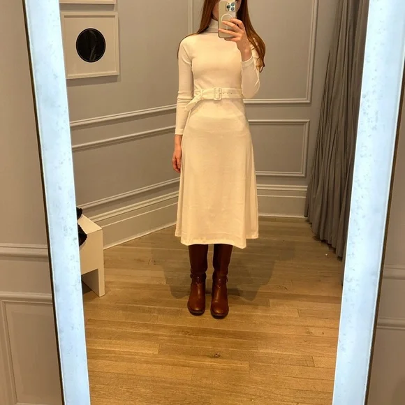 club monaco melissah dress Club Monaco Melissah Knit Long Sleeve Midi Dress